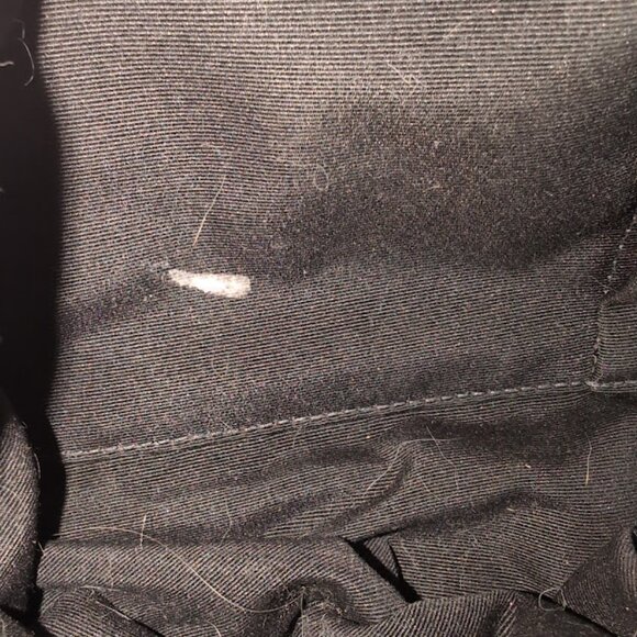 Vintage Coach Purse Canvas and Leather Black and Cream - Picture 7 of 9